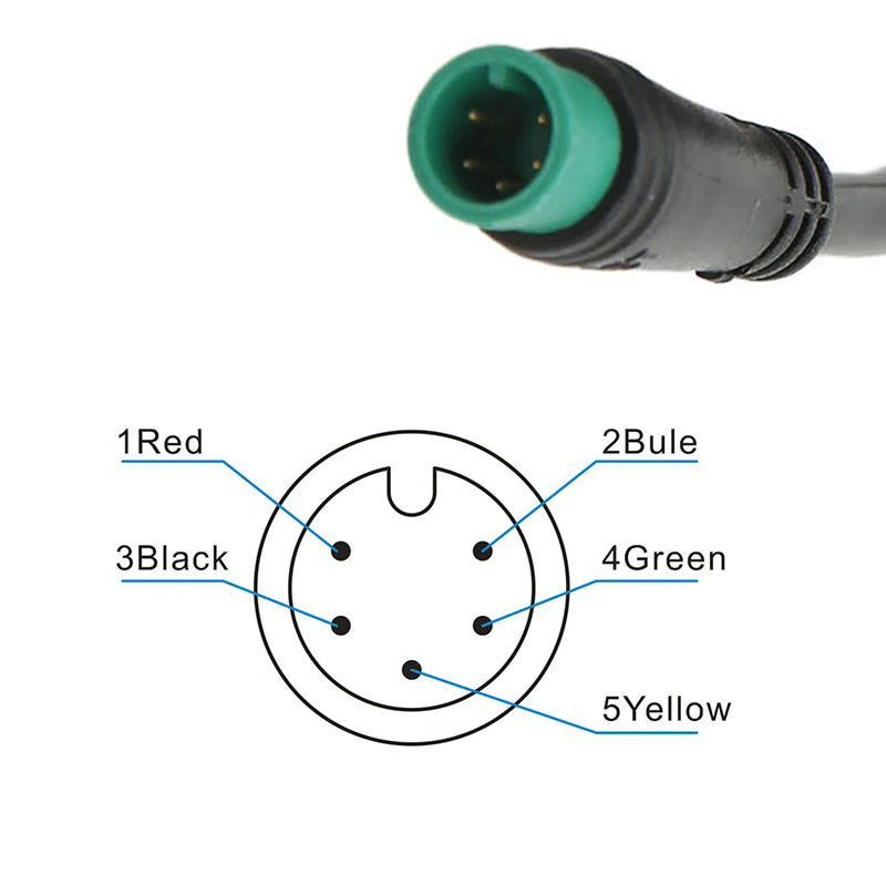 5 - Pin LCD Display Screen for E-bikes