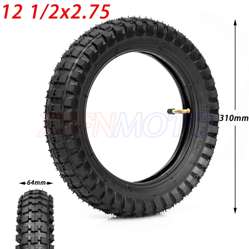 12 1/2X2.75 Tire Wheel Inner Outer Tube for Razor MX350 MX400 Dirt