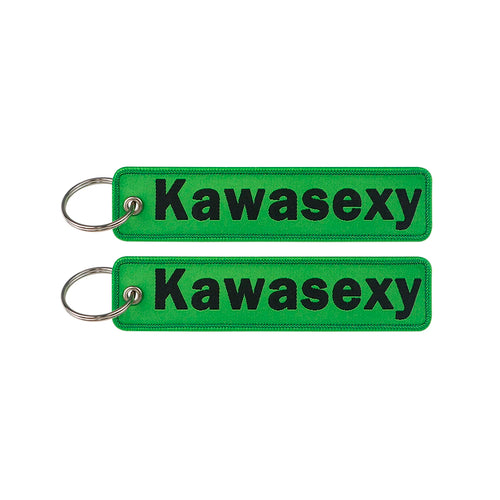 Kawasexy Keychain for Cars Backpack Key Holders Fashion Embroidery