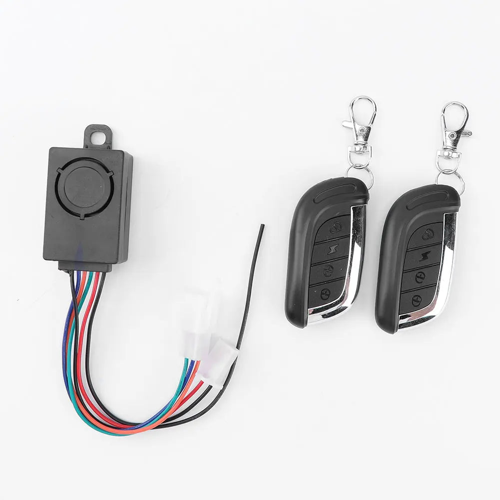 E-bike Alarm System 48V 60V 72V with Two Switches for Electric Bicycle