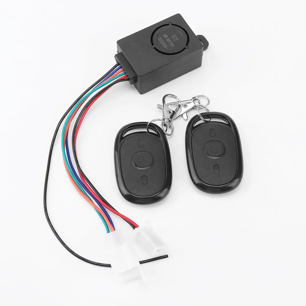 E-bike Alarm System 48V 60V 72V with Two Switches for Electric Bicycle