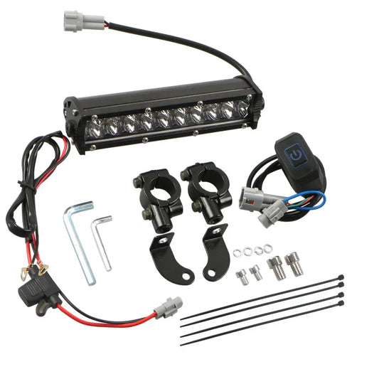 60W Motocross LED Light Bar Kit with Mounting Bracket Switch Wiring