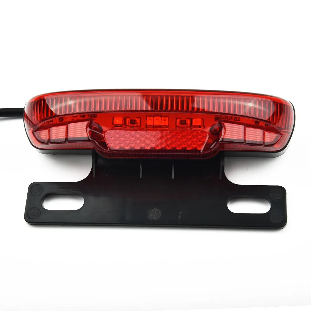 36-60V Electric Bicycle Safety Warning Rear Lamp E-bike Rear Light