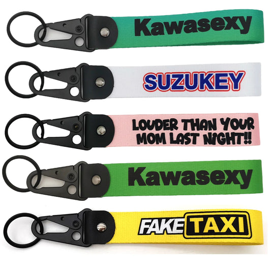 JDM SUZUKEY logo Key Chain For Motocycle Key Ring Kawasexy Cars