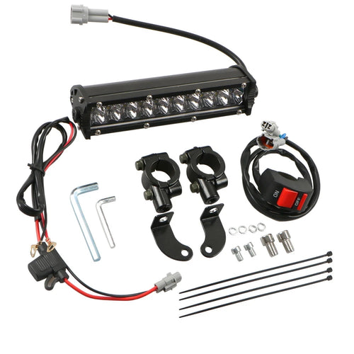 60W Motocross LED Light Bar Kit with Mounting Bracket Switch Wiring